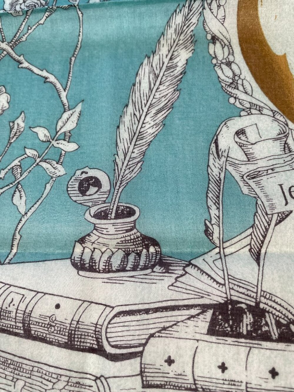 Rare Vintage Jean Paul Gaultier Cotton Scarf - Picture 8 of 12